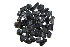 Black Tourmaline Rough Natural Stones 4 oz-5 lbs Bulk Wholesale Crystal Raw picture