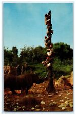 c1960s Disneyland Trapped Safari Rhinoceros Scene Anaheim California CA Postcard picture