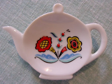 Vintage Berggren Swedish Scandinavian Tea Bag Rest Holder Porcelain picture