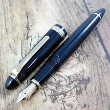 SAILOR 1911 NIB:MF 14K GOLD FOUNDED FOUNTAIN PEN BLACK MADE JAPAN picture