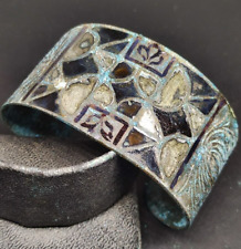 Rare Extremely Ancient Bronze Bracelet Viking Artifact Bronze Bracelet Authentic picture