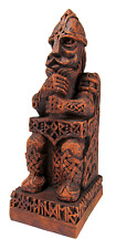 Thor Statue - Dryad Design - Wood Finish - Norse Heathen Asatru Viking God picture