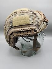 Ops Core Ballistic High Cut- XP Helmet 69-99-521 Size S/M Tan Very Clean w/Cover picture