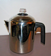 Farberware Stove Top Percolator Stainless Steel 8 Cup #17680 Great for Camping picture