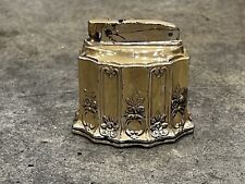 Ronson Colonial Table Petrol Lighter From 1936 Silver Plated With Bag picture
