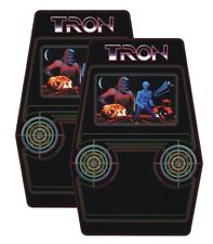 Tron Arcade Side Art 2pc Set - OEM Sized Premium Vinyl Laminated picture