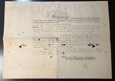 1914 Earl Grey Signed Bombay Consul Appointment Document -King George of England picture