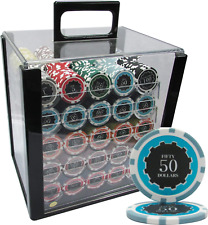 MRC 1000Pcs Eclipse Poker Chips Set with Acrylic Case Custom Build picture