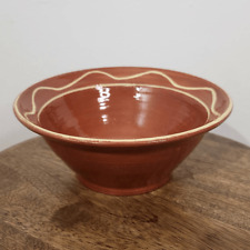 Dorothy Long Redware Vintage Pottery Bowl Redware Pottery 1986 Dorothy Long Bowl picture