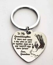 To My Granddaughter Love Grandma Keychain picture