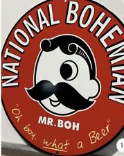 Top Quality  Mr. BOH  National Bohemian Beer vintage reproduction Garage Sign picture