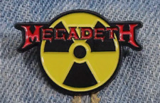 MEGADETH pin lapel brooch - heavy metal rock music -   picture