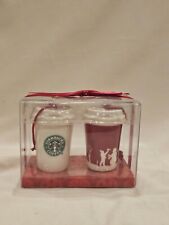 2006 Starbucks 2 cup ornament set picture