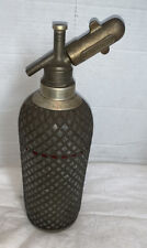 VTG 1930’s Sparklets Makers London England Seltzer Bottle Czechoslovakia Glass picture