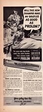 1946 Prophylactic Prolon Brushes Toothbrush Vintage Print Ad Approx 5x14