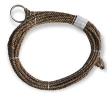BRAIDED RAWHIDE 46' LARIAT Lasso Rodeo Ranch Argentinian Gaucho Leather Western picture