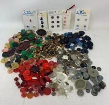 470+ Vintage Antique Sewing Buttons Metal, Bakelite, Wood, Matched & More picture