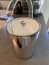 RARE Vintage Georges Briard Silver Mirrored “Disco Ball” Ice Bucket USA *READ* picture