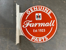 PORCELAIN INTERNATIONAL HARVESTER ENAMEL SIGN 24X24 INCHES 2 SIDED WITH FLANGE picture
