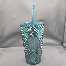 Starbucks 2021 Holiday Green Jeweled Tumbler 16 oz picture