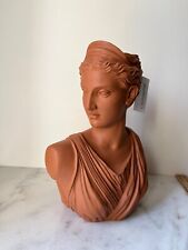 greek Bust sculpture Planter, Aphrodite Woman Bust Planter, Ceramic statue picture