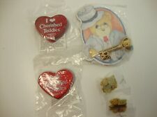 Assorted Lot Of Cherished Teddies Pins, Buttons And Reflector Light picture