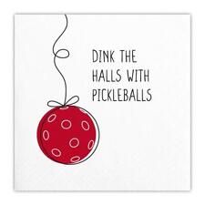 Dink the Halls Cocktail Napkin Size 5in sq. 20 count per package Pack of 4 picture