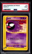 PSA 9 Gastly 2003 Pokemon Card 057/144 Skyridge picture
