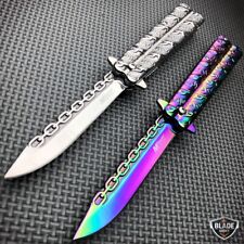TAC-FORCE CHAIN Spring Assisted Open Folding Pocket Knife Combat Tactical Blade picture