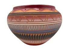 Native American Pottery Vase Navajo Handmade Navajo Home Decor S. Charlie picture