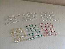 Swarovski Crystal Lot of 100 Mini / Miniature Hearts & Mini Daisy Flowers picture