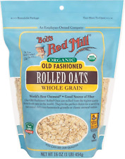 Bobs Red Mill Organic Oats Rolled Regular, 16 Ounce picture