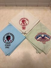 Lot of 3 Camp Naish Staff Neckerchiefs picture
