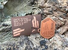 New Star Wars Galaxy's Edge Batuuan Spira Copper Metal Coin Gift Card Disney picture