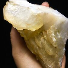 550g Natural High Quality Yellow Translucent Flaky Calcite from Guangdong,China picture