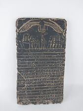 RARE ANCIENT EGYPTIAN ANTIQUE Winged Scarab Stela Good Luck Hieroglyphic picture