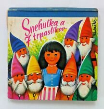 1970 Snow White 7 Dwarfs Snehul'ka a 7 trpaslikov Children Czech Slovak book picture