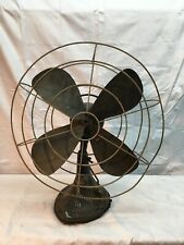 Vintage 3speed Hunter Fan with wire cage 18in Working picture