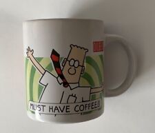 Dilbert Coffee Mug Cup MUST HAVE COFFEE FUNNY CARTOON picture