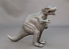 Marx Tyrannosaurus Dinosaur 1950s Prehistoric Playset Vintage Silver Plastic picture