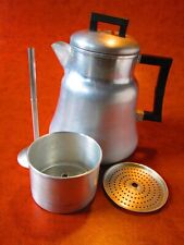 Vintage Camp Coffee Percolator Large Aluminum Wear Ever 3012 with Glass Dome picture