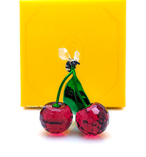 New 100% SWAROVSKI Crystal Idyllia Bee and Cherry Figurine Display Deco 5667550 picture