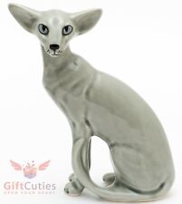 Porcelain Figurine of Oriental Shorthair Cat Kitty Kitten picture