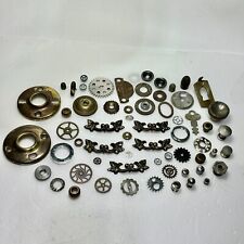 Lot of 80 Small Mixed Metal Parts & Pieces Steampunk Art Projects Crafts picture