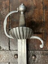 GERMAN BROADSWORD WITH SCALLOPED SHELL GUARD CIRCA 1600: picture