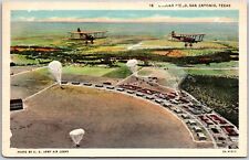 Brookfield San Antonio Texas Military Government Flying School Training Postcard picture