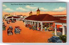 New Orleans LA- Louisiana, New French Market, Antique, Vintage Postcard picture