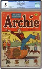 Archie #1 CGC 0.5 1943 2109271001 picture