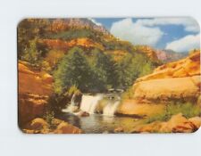 Postcard Oak Creek Falls Oak Creek Canyon Arizona USA picture
