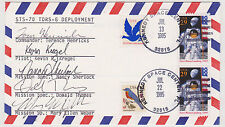 SIGNED SPACE SHUTTLE DISCOVERY STS-70 COMPLETE CREW FDC AUTOGRAPHED FIRST DAY picture